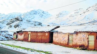 Provincia de Huancavelica es la más afectada por las heladas  