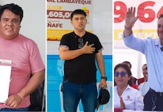 Tres candidaturas en Lambayeque ponen a prueba la prohibición de reelección de alcaldes