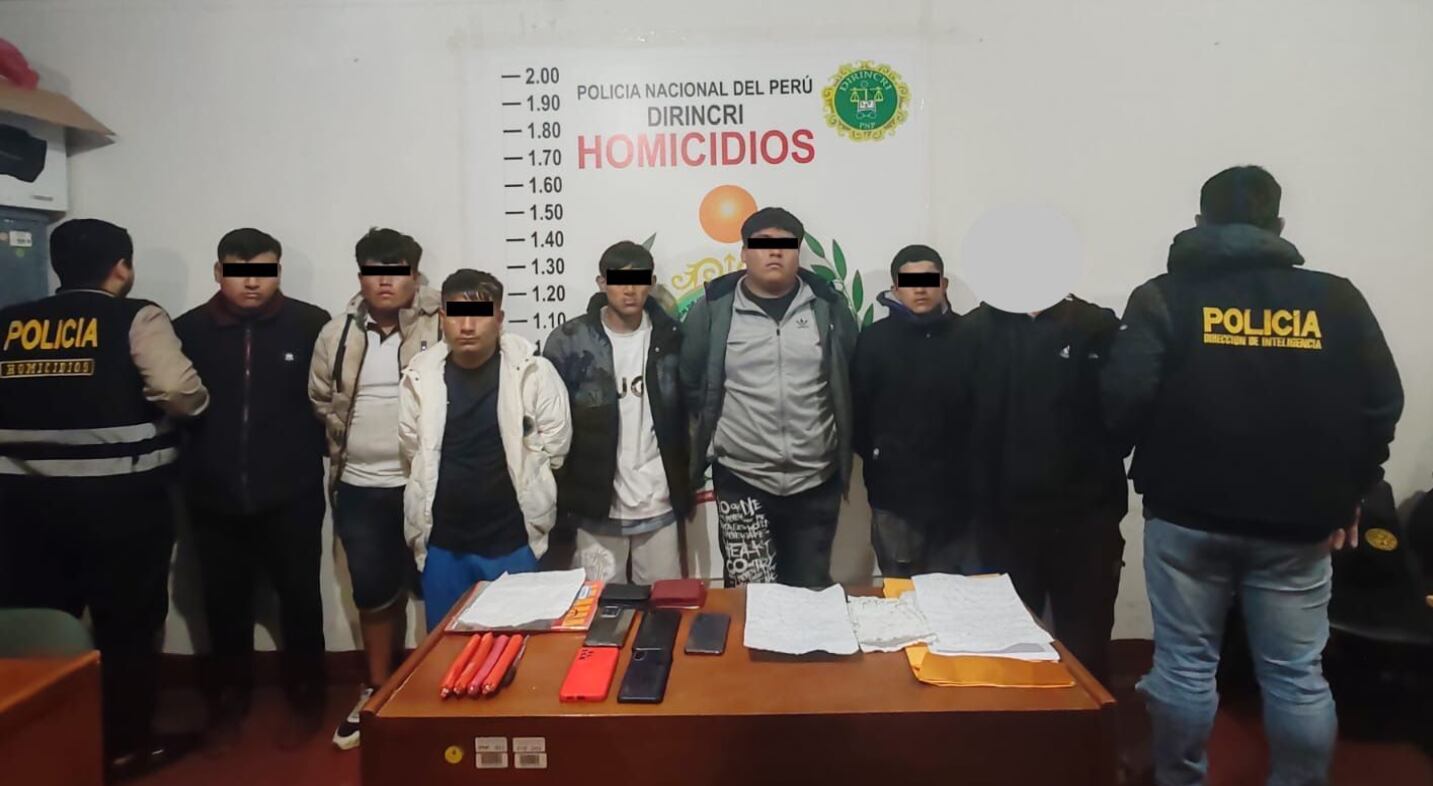 Según detallaron, serían presuntos integrantes de la banda criminal “Los Compadres Segurity”