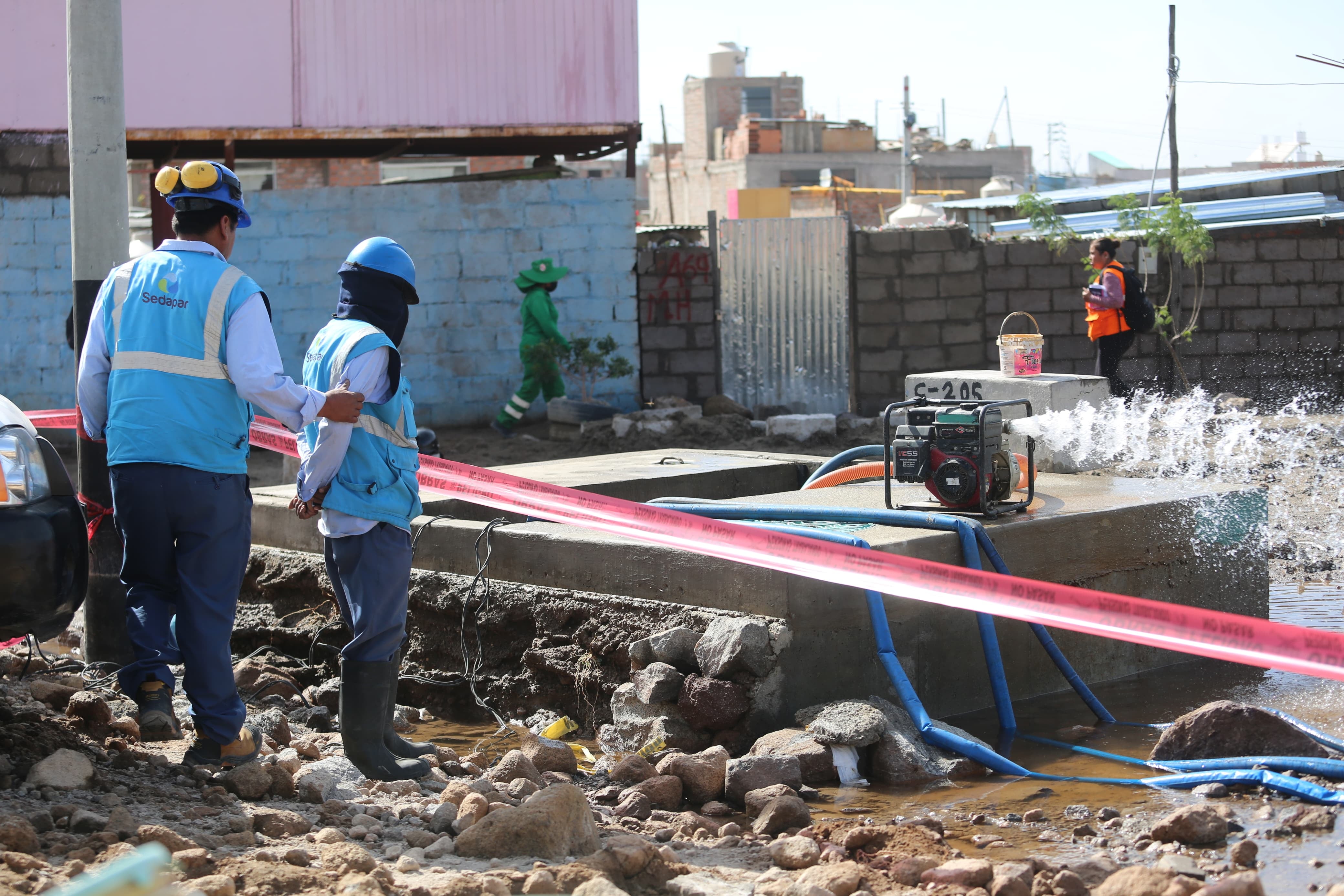 Servicio de agua se restablecerá en Cono Norte después de las 16:00 horas