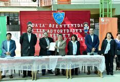 Arequipa: Firma de convenio para mejoramiento y ampliación de los servicios educativos Franklin Roosevelt