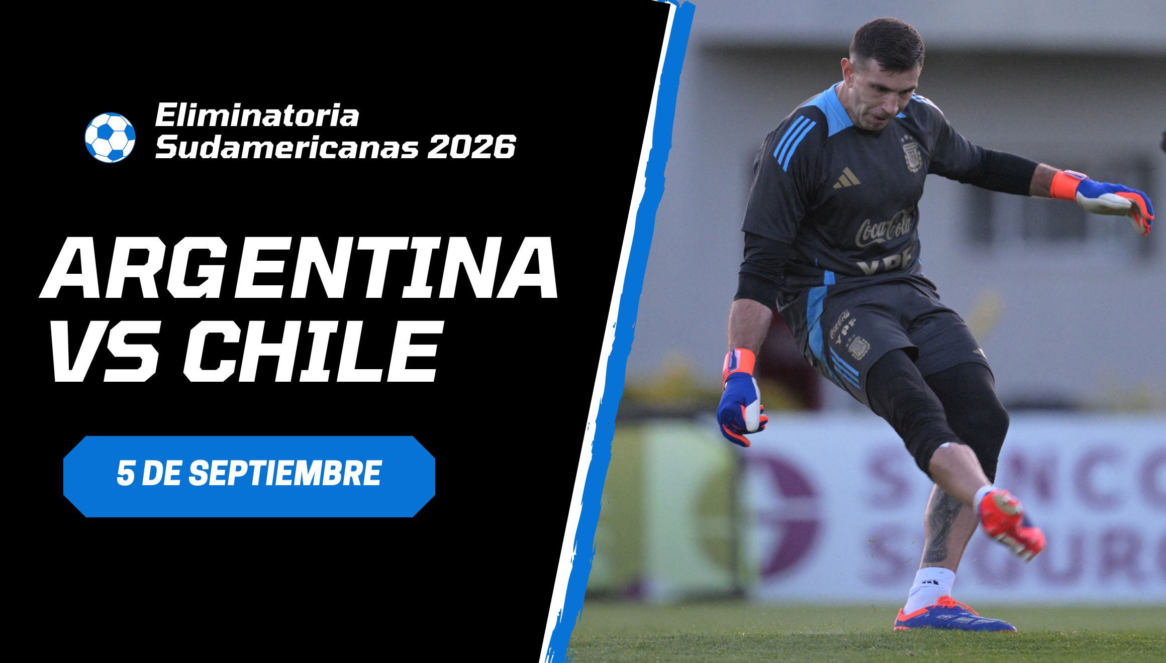 Argentina vs. Chile se enfrentan por Eliminatorias rumbo al Mundial 2026 | Foto: AFP / Composición