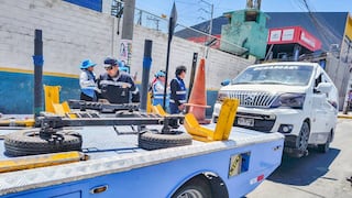 Internan 15 vehículos informales por obstaculizar vías en Arequipa