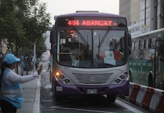 Buses del Corredor Morado retomaron sus operaciones tras llegar a acuerdo con el MTC (FOTOS)