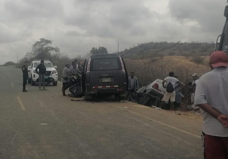 Accidente se registró en la carretera Sullana-Alamor, en la provincia de Sullana