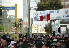 Protestas rodean el Ministerio de Cultura durante la cumbre APEC (GALERÍA)