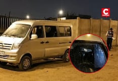 Carabayllo: conductor de minivan murió acribillado y pasajero resultó herido tras presunto ataque extorsivo