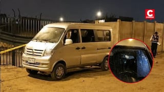 Carabayllo: conductor de minivan murió acribillado y pasajero resultó herido tras presunto ataque extorsivo