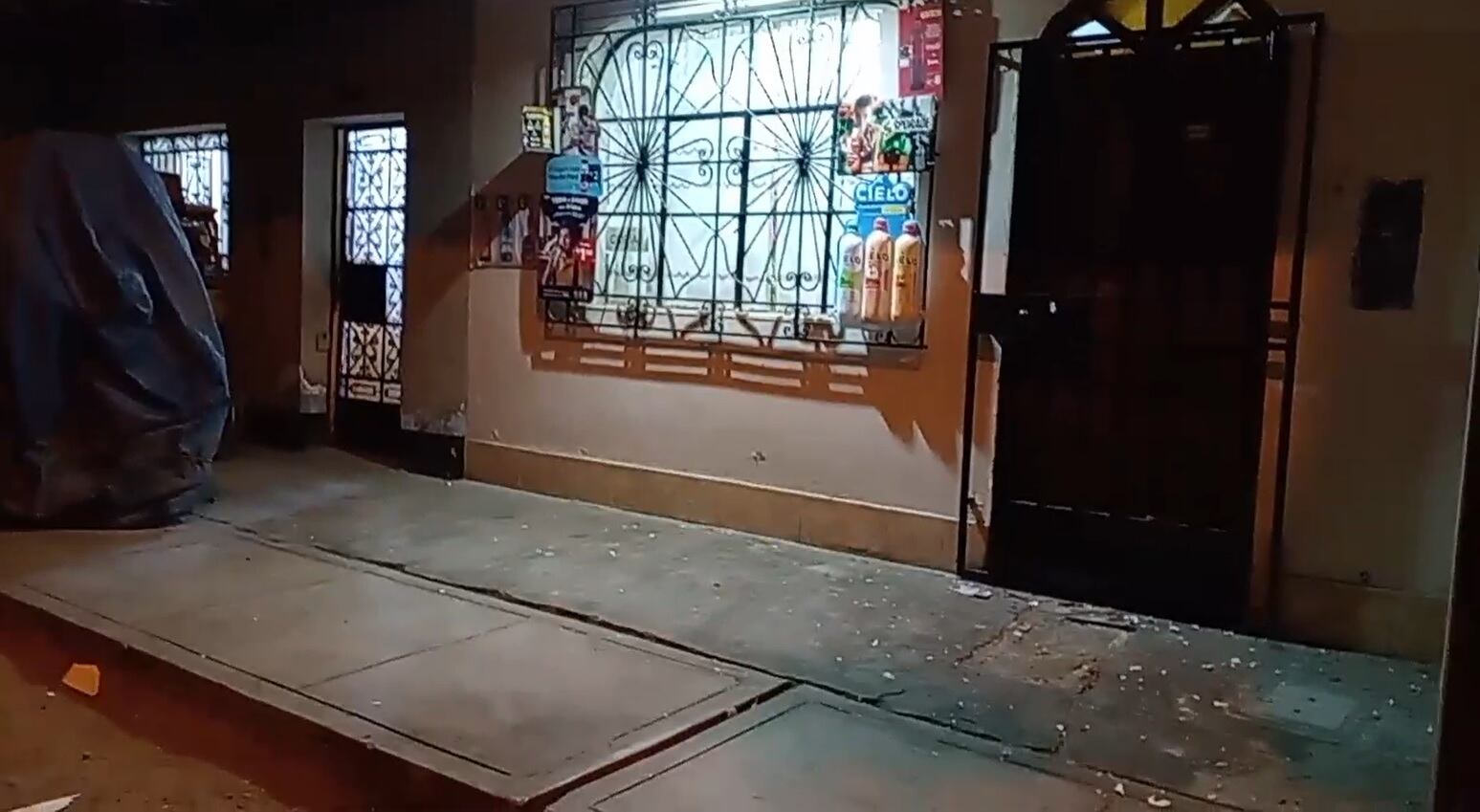 Atentado ocurrió en Casa Grande y dejó daños materiales.