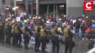 Mineros artesanales protestan frente al Congreso y exigen ampliación del Reinfo sin condiciones