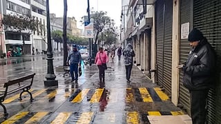 Senamhi pronostica lloviznas en Lima desde este viernes 31 de julio hasta el domingo