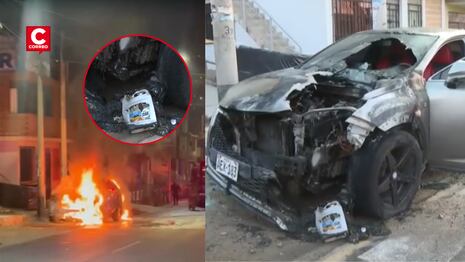 Callao: Presuntos extorsionadores incendian camioneta de alta gama en Mi Perú
