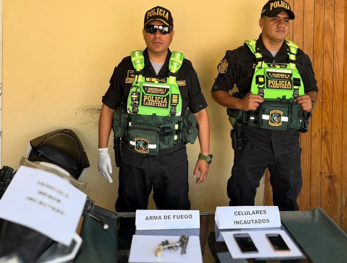 Hombre fue interceptado durante un operativo en la carretera Panamericana