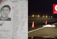 Ica: identifican a joven atropellado y abandonado en trágico accidente en Villacurí