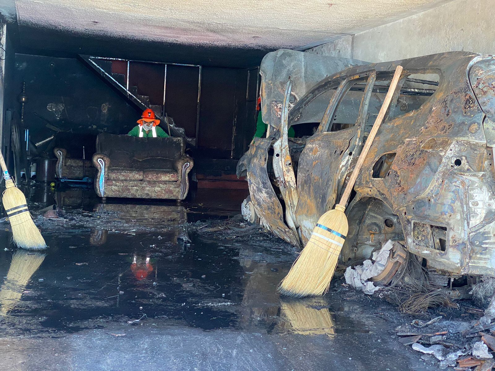 Incendio en Cerro Colorado, Arequipa. Foto: GEC.