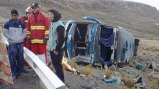 Al menos siete fallecidos y 20 heridos tras accidente en ruta Abancay - Lima
