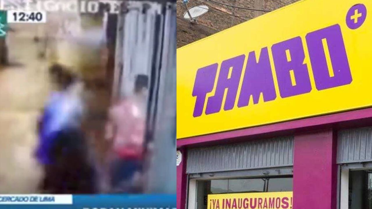 Un numeroso grupo de adolescentes saqueó un Tambo en el Centro de Lima.