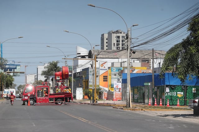 Fuga de gas en Surquillo (Fotos: Jesús Saucedo @photo.gec)