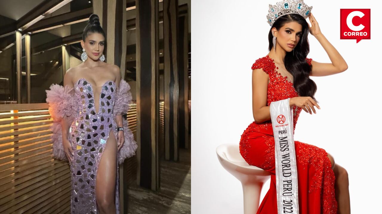 Miss Perú Mundo Lucía Arrellano.