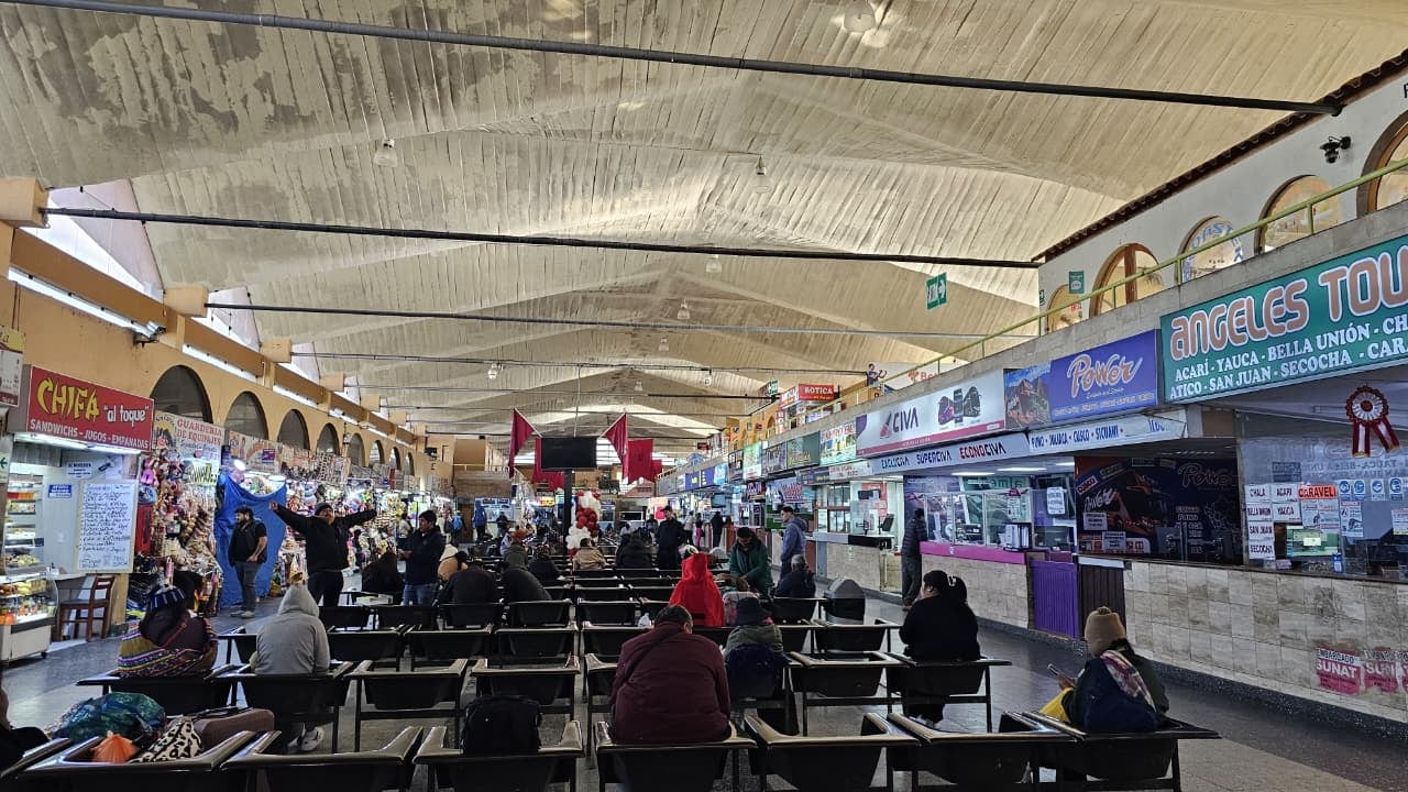 Suspenden viajes a Caravelí, Lima en el terminal de Arequipa por huaicos en la Panamericana Sur (Foto: Yunsu Pariapaza/@photo.gec)
