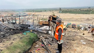 Pisco: voraz incendio arrasa con cuatro viviendas en el distrito de Túpac Amaru Inca