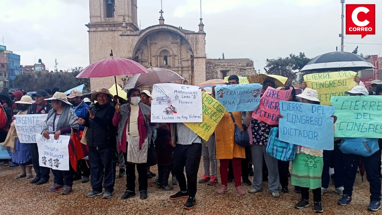 PUNO: Anuncian bloqueo de vías durante la protesta contra el gobierno