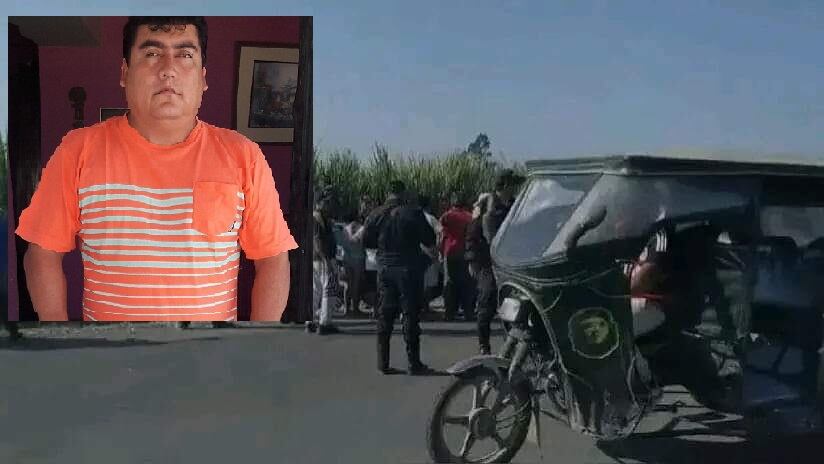 Lo asesinaron en la vía a Saltur, cerca del cruce Sipán, una zona desolada donde no hay mucha circulación de vehículos ni patrulleros cerca.