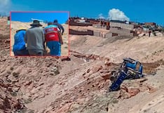 Arequipa: Familia acaba herida al caer a un barranco, en Yura