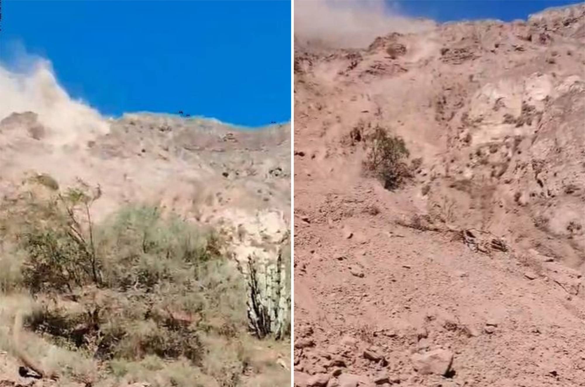 Derrumbe impide el tránsito entre Quechualla y Cotahuasi en La Unión