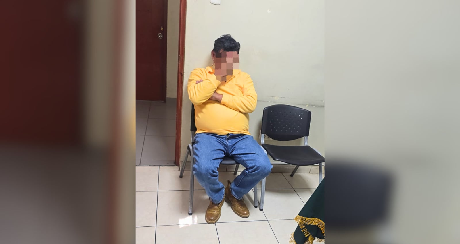 Presunto dirigente fue intervenido por la Policía por tocamientos indebidos a una menor en Cayma. Foto: PNP.