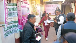 Hallan ambientes insalubres y medicamentos en operativo a consultorios de Huancayo