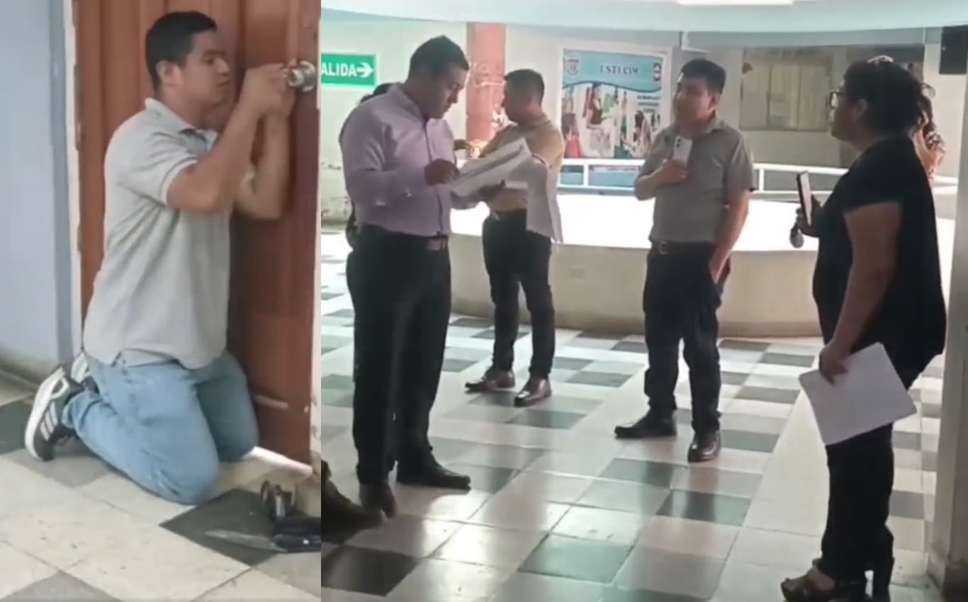 Con cerrajero concretaron la medida dispuesta por actual gestión que encabeza el alcalde Elber Requejo.