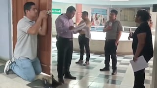 Lambayeque: Alcalde y sus funcionarios desalojan a sindicato de palacio municipal