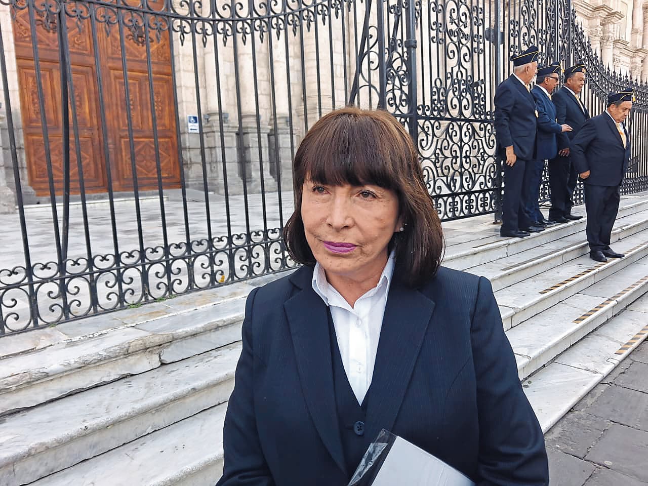 Directora ejecutiva de Salud Ambiental de la Geresa, Emiliana Aro. Foto: GEC.