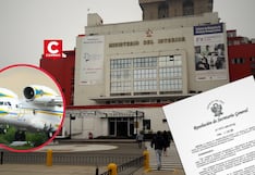 Mininter anula contratación de avión para la PNP por información falsa de empresa extranjera