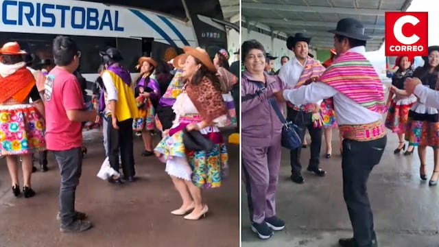 Turistas llegan a Huancayo y son recibidos a ritmo de huaylarsh y santiago (VIDEO)