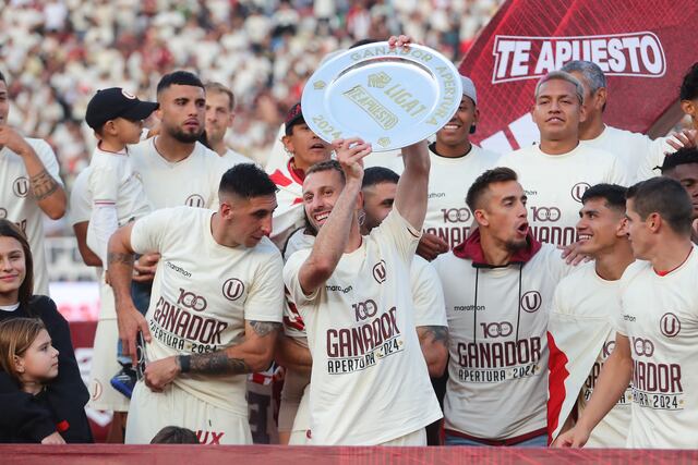 Así, la “U” se proclamó campeón del Torneo Apertura. (Foto: Jesús Saucedo /@photo.gec)