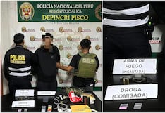 Pisco: intervienen a menor con un revólver y con droga sintética conocida como “tusi”