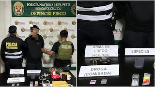 Pisco: intervienen a menor con un revólver y con droga sintética conocida como “tusi”