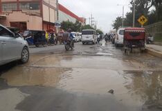 Lambayeque: Escolares y vecinos en peligro por colapsos de desagüe