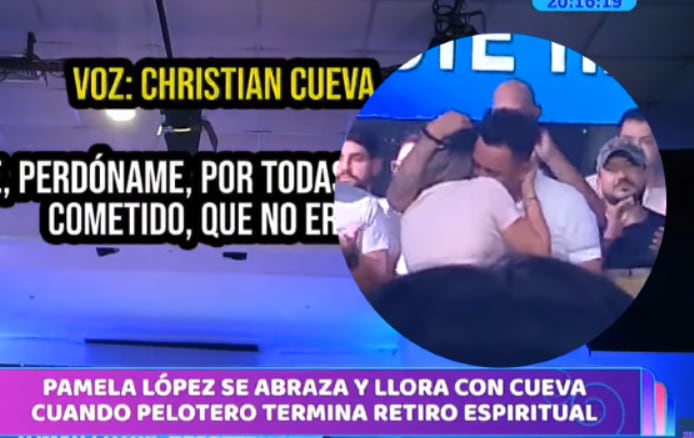 Cueva fue captado en un retiro espiritual en Trujillo. (Foto: Magaly TV)