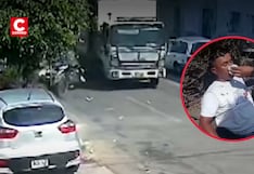 La Victoria: fiscalizador salta de camión en movimiento y cae al intervenir a ambulante