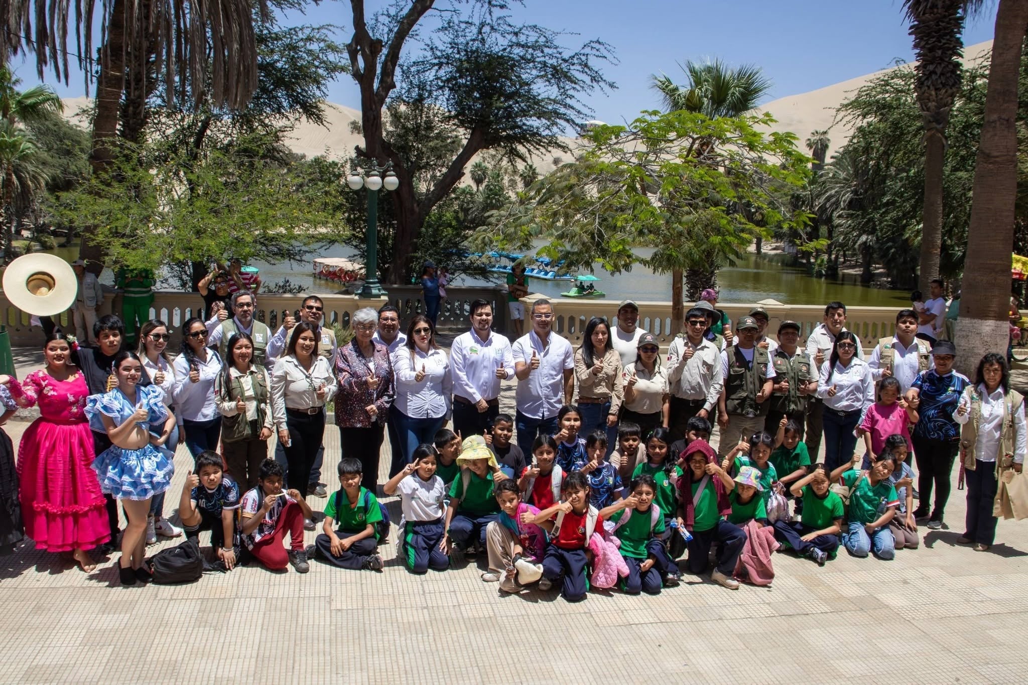 Ica: Laguna de Huacachina fue escenario de feria regional por la conservación ambiental