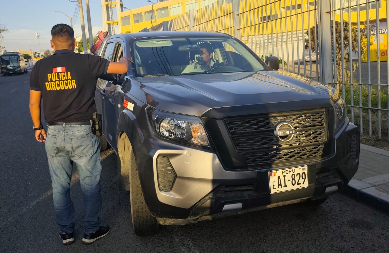 El jueves 5 fue intervenido una camioneta de la Municipalidad Distrital de Alto de la Alianza en las afueras de la Unidad de Flagrancia