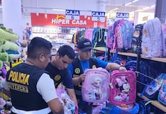 Trujillo: Allanan tienda e intervienen a dos personas con mercadería falsificada valorizada en S/ 20 mil