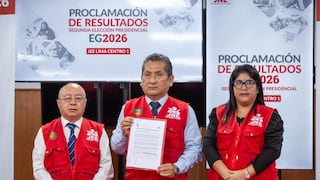 JEE Lima Centro 1 oficializa resultados descentralizados de la segunda vuelta presidencial