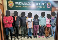 Ica: detienen a 12 ciudadanos extranjeros en situación irregular en la Panamericana Sur