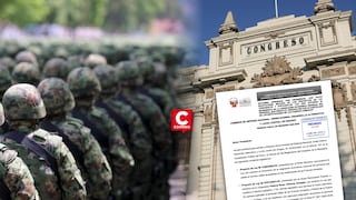 Congreso autoriza incremento del 50% en asignación mensual de personal militar en cuarteles
