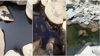 Denuncian presunta contaminación del río Palpa por residuos de líquido asfáltico