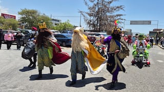 Reyes Magos de la PNP llevan alegría a los niños del hospital Honorio Delgado Espinoza (VIDEO)